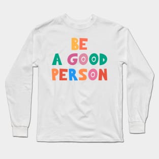 typography Long Sleeve T-Shirt